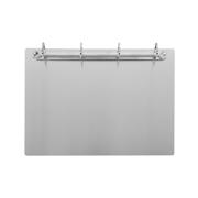 4-ring Display Binder, with Magnetic Attachment, Aluminium, A4, Landscape