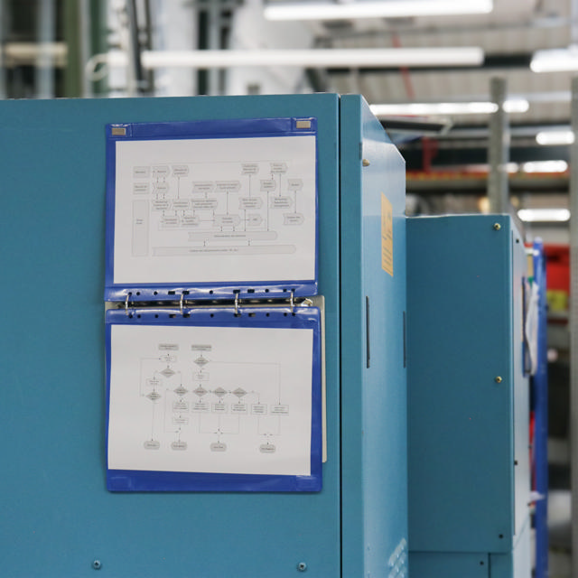 4-ring Display Binder, with Magnetic Attachment, Aluminium, A4, Landscape