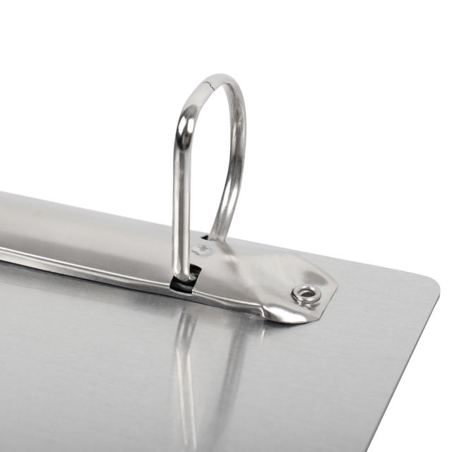 4-ring Display Binder, with Magnetic Attachment, Aluminium, A4, Landscape