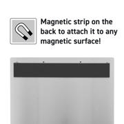 4-ring Display Binder, with Magnetic Attachment, Aluminium, A4, Landscape