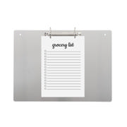 2-ring Display Binder, with Magnetic Attachment, Aluminium, A4, Landscape