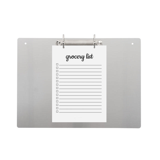 2-ring Display Binder, with Magnetic Attachment, Aluminium, A4, Landscape