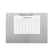 2-ring Display Binder, with Magnetic Attachment, Aluminium, A4, Landscape