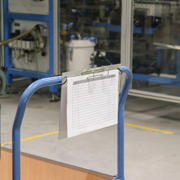 2-ring Display Binder, with Magnetic Attachment, Aluminium, A4, Landscape