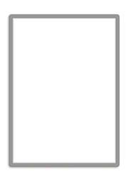 Magneto Self-adhesive Frame Display Pocket, Large Format, Repositionable, A1