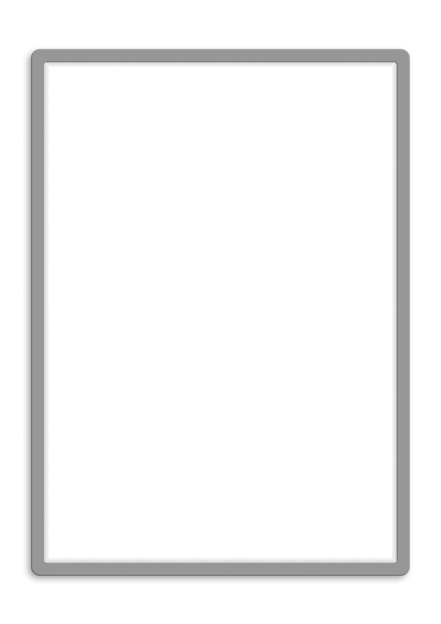Magneto Self-adhesive Frame Display Pocket, Large Format, Repositionable, A1
