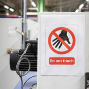 Magnetic signage pocket, long side opening, A4