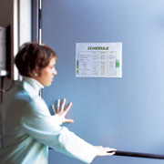 Magnetic signage pocket, long side opening, A4