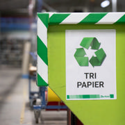 Magnetic signage pocket, long side opening, A4