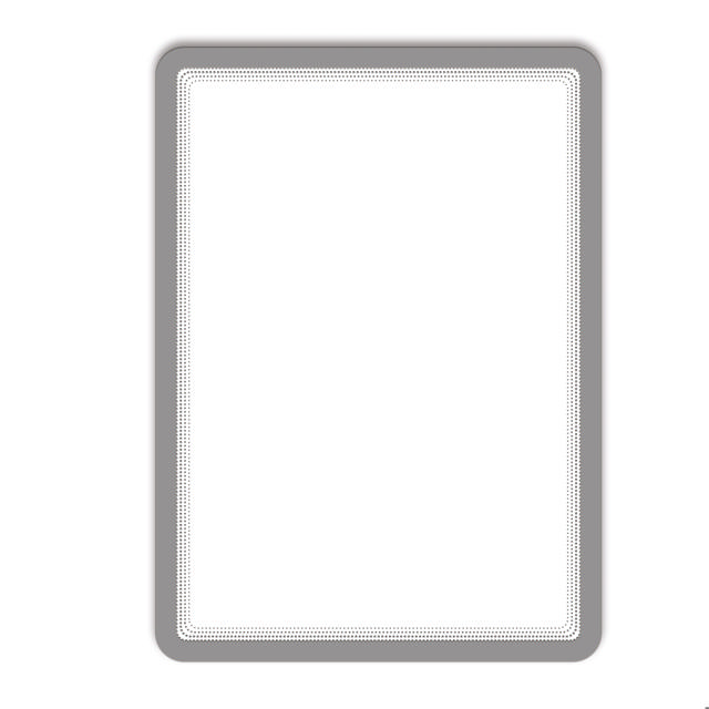 Magneto Window Grip Frame Display Pocket, Repositionable, A4