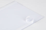Kang Easy Clic Self-adhesive Signage Pocket, Repositionable, A4, Red Corner