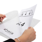 Kang Easy Load Self-adhesive Signage Pocket, Permanent, A4