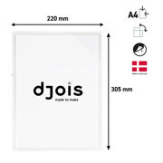 Kang Easy Load Self-adhesive Signage Pocket, Permanent, A4