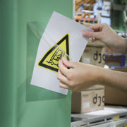 Kang Easy Load Self-adhesive Signage Pocket, Permanent, A5