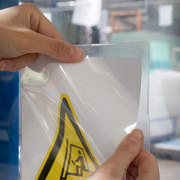 Kang Easy Load Self-adhesive Signage Pocket, Permanent, A5