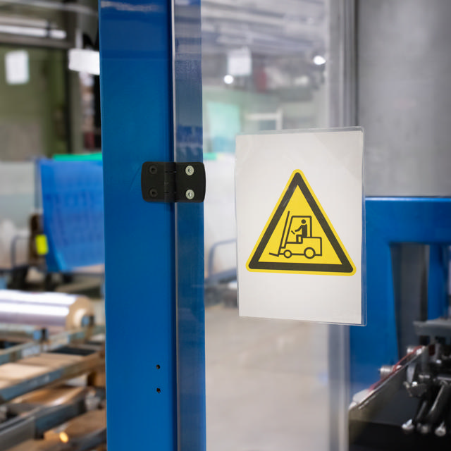 Kang Easy Load Self-adhesive Signage Pocket, Permanent, A5
