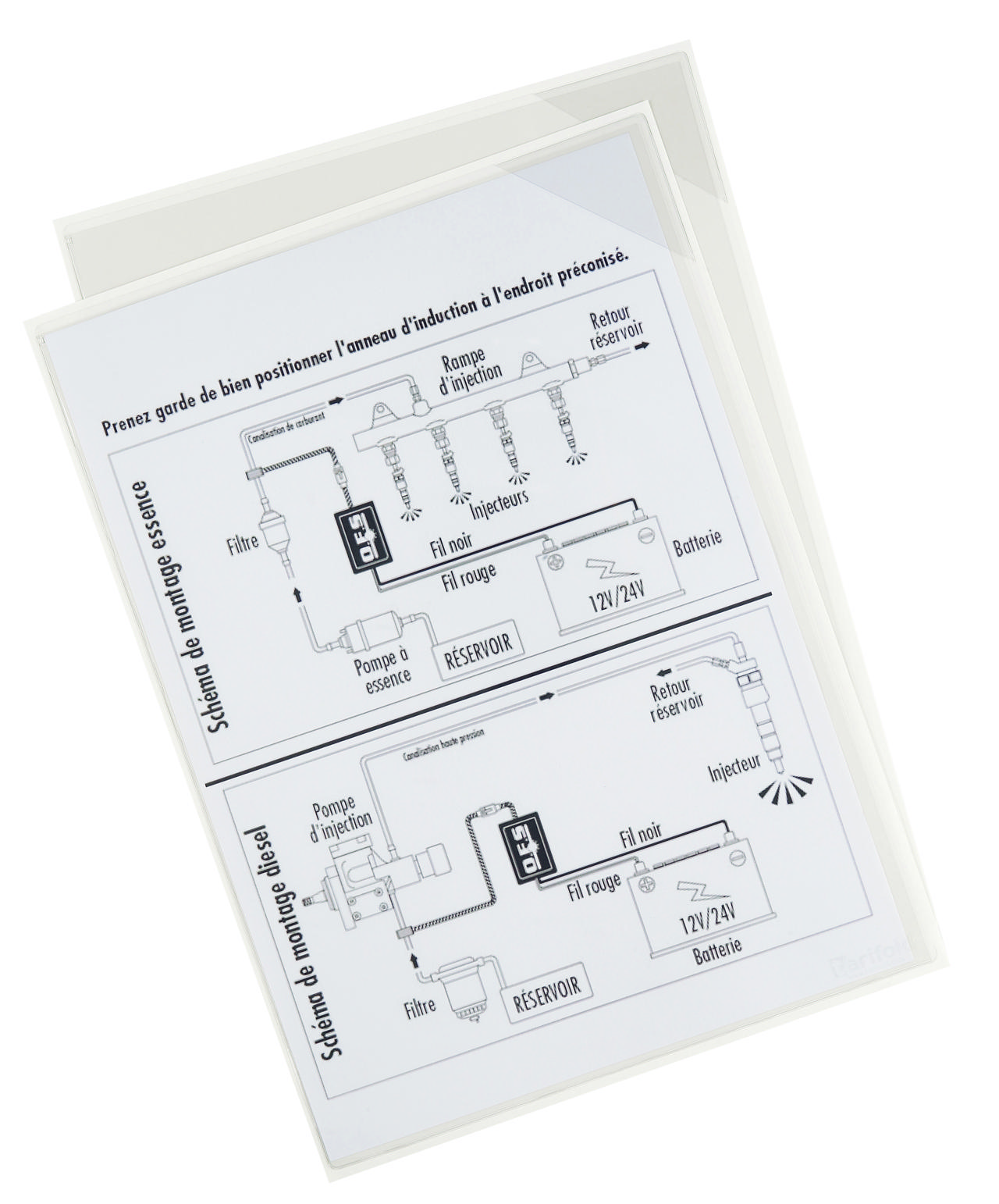 Kang Easy Load Self-adhesive Signage Pocket, Permanent, A3