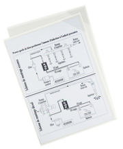 Kang Easy Load Self-adhesive Signage Pocket, Permanent, A3