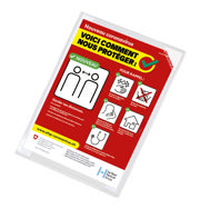 Kang Easy Clic Antimicrobial Self-adhesive Signage Pocket, Repositionable, A4
