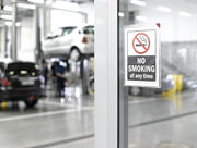 Kang Easy Clic Self-adhesive Signage Pocket, Repositionable, A4, Red Corner