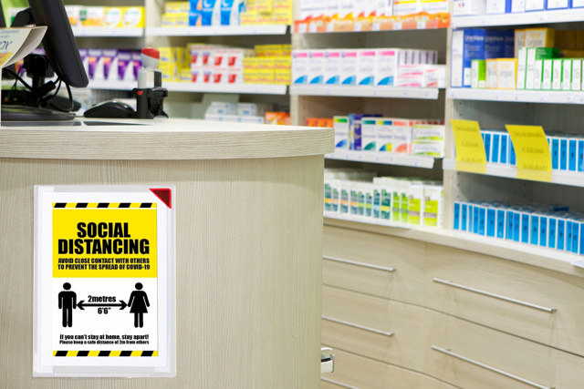 Kang Easy Clic Self-adhesive Signage Pocket, Repositionable, A4, Red Corner