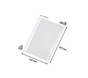 Kang Easy Load Self-adhesive Signage Pocket, Repositionable, A4 