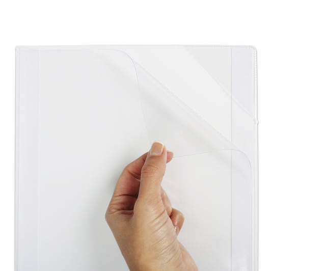 Kang Easy Load Self-adhesive Signage Pocket, Repositionable, A4 