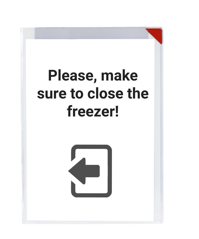 Kang Easy Clic Subzero Self-adhesive Signage Pocket, Permanent, A4