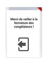 Kang Easy Clic Subzero Self-adhesive Signage Pocket, Permanent, A4