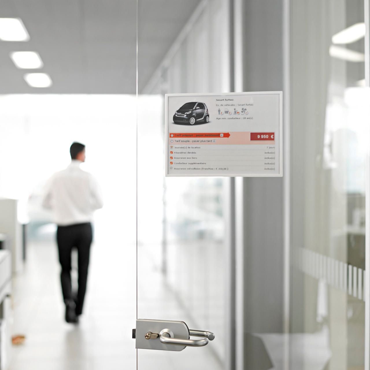 Self-adhesive Rigid Display Frame, Permanent, A4