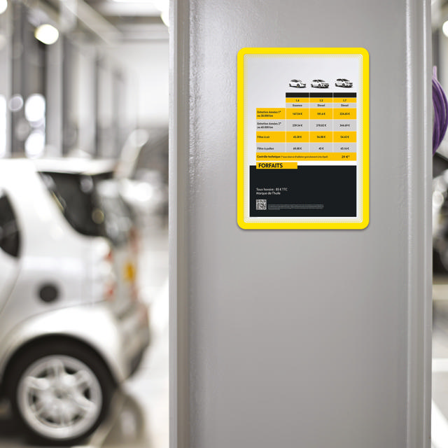 Magneto Magnetic Frame Display Pocket, A4