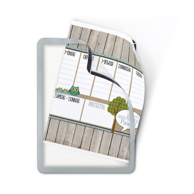 Magneto Self-adhesive Frame Display Pocket, Repositionable, A4