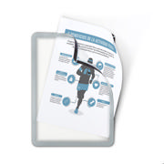 Magneto Self-adhesive Frame Display Pocket, Repositionable, A4