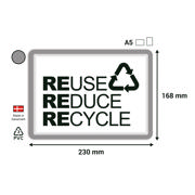 Magneto Self-adhesive Frame Display Pocket, Repositionable, A5