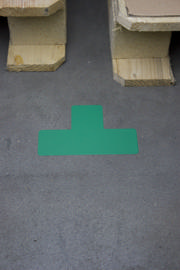 Self-adhesive Floor Marking Symbol, T Shape