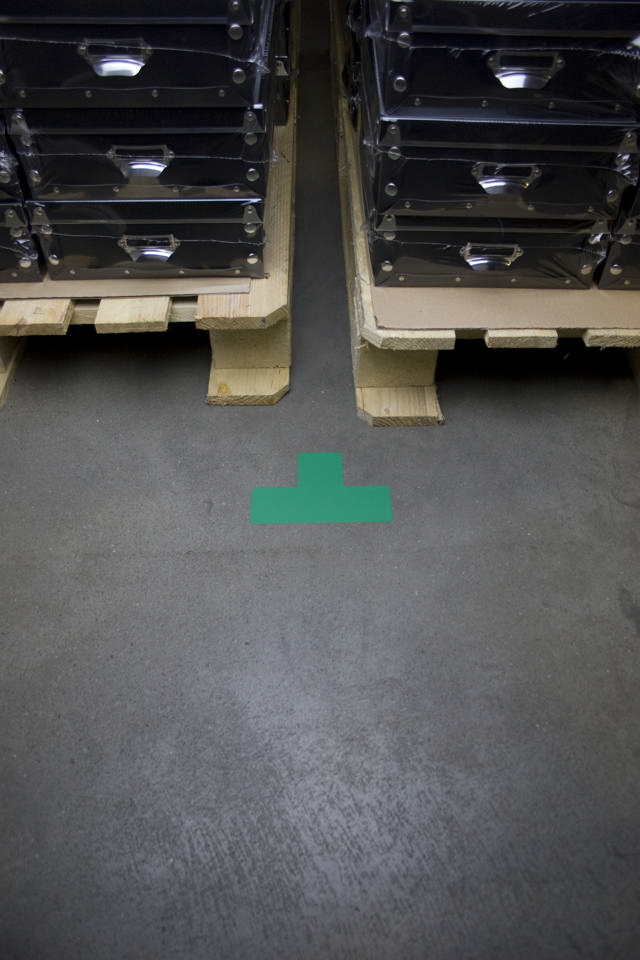 Self-adhesive Floor Marking Symbol, T Shape
