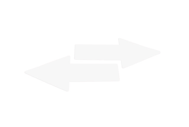 Self-adhesive Floor Marking Symbol, Arrow