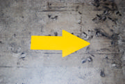 Self-adhesive Floor Marking Symbol, Arrow