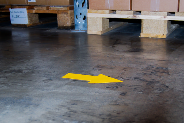 Self-adhesive Floor Marking Symbol, Arrow