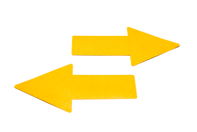 Self-adhesive Floor Marking Symbol, Arrow