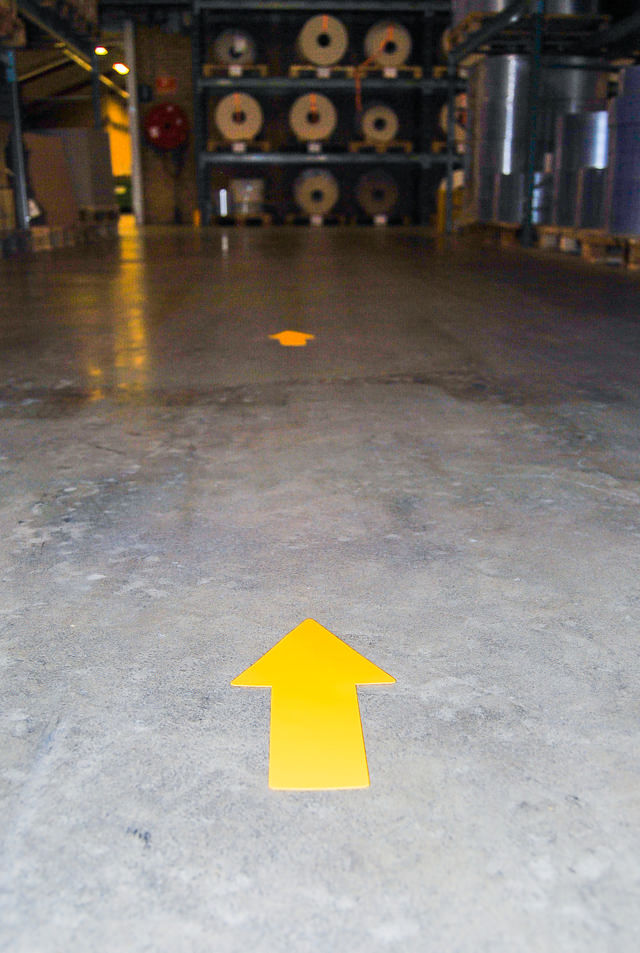 Self-adhesive Floor Marking Symbol, Arrow