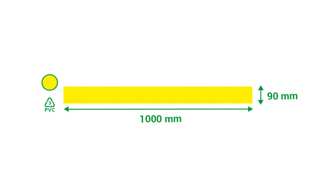 Self-adhesive Floor Marking Line, 90 x 1000 mm