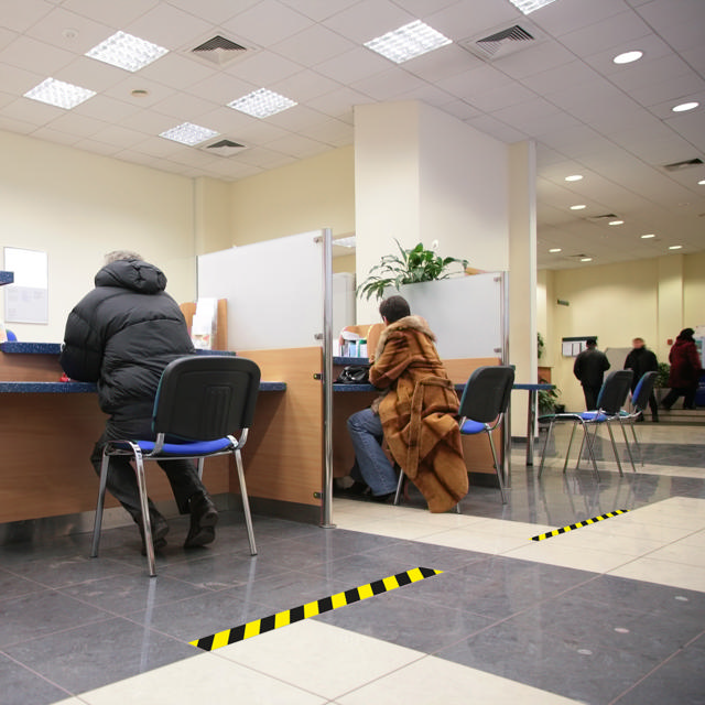 Self-adhesive Floor Marking Line, 90 x 1000 mm