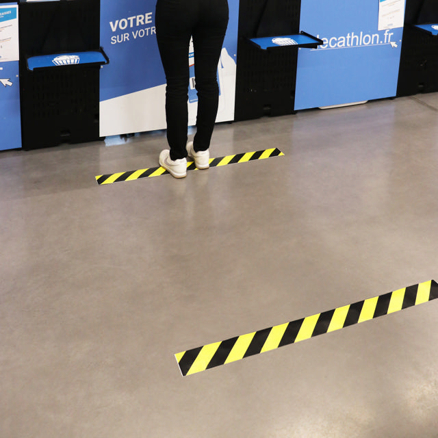 Self-adhesive Floor Marking Line, 90 x 1000 mm