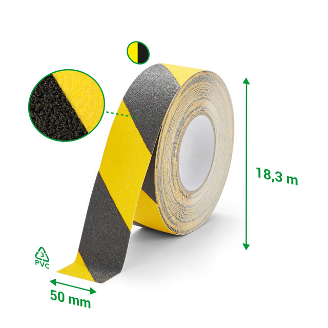 Self-adhesive Anti-slip Safety Tape, R13, 50 mm