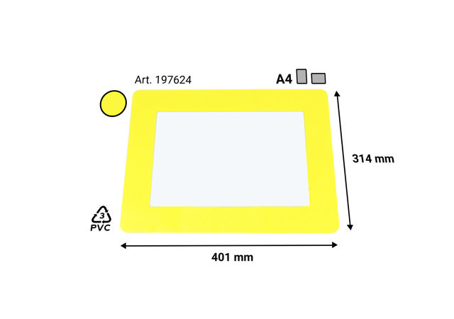 Self-adhesive Floor Frame, A4
