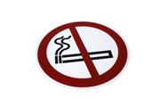 Self-adhesive safety pictogram, No smoking