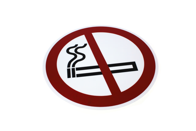 Self-adhesive safety pictogram, No smoking