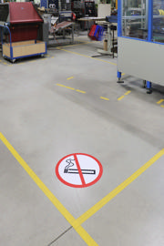 Self-adhesive safety pictogram, No smoking