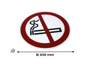 Self-adhesive safety pictogram, No smoking